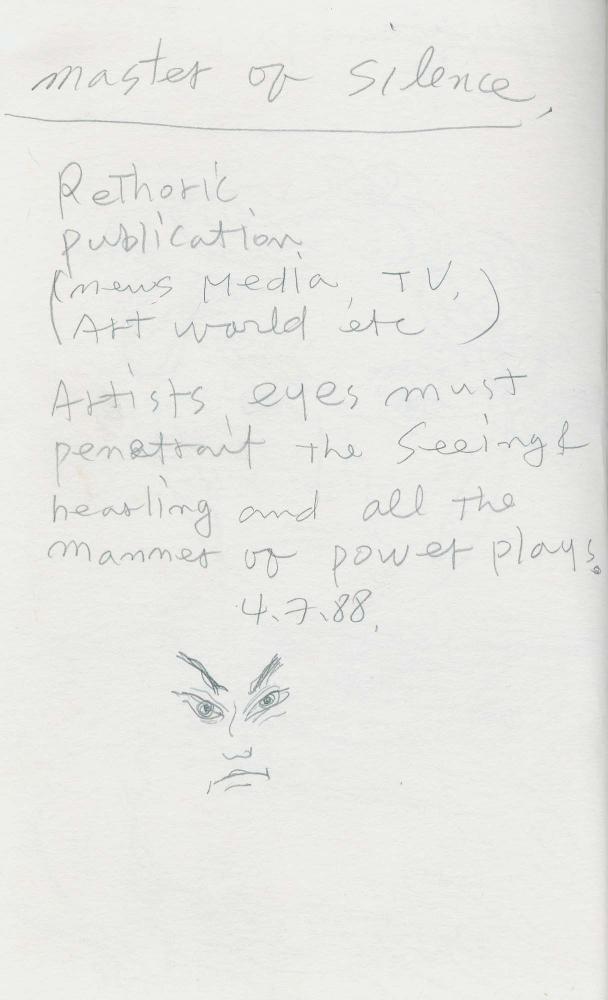 1988년 김차섭 구상노트 4