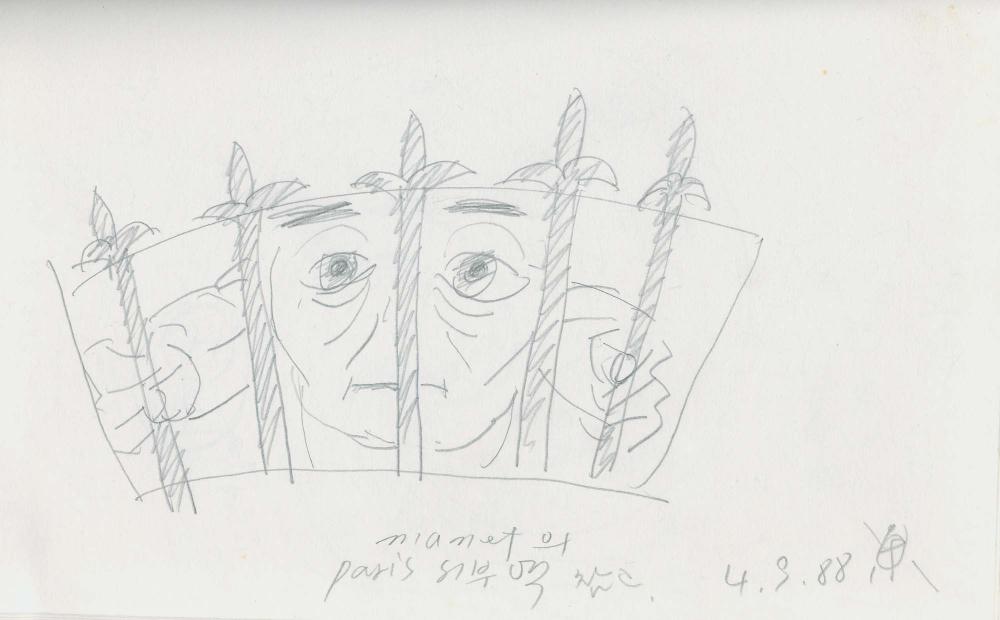 1988년 김차섭 구상노트 4
