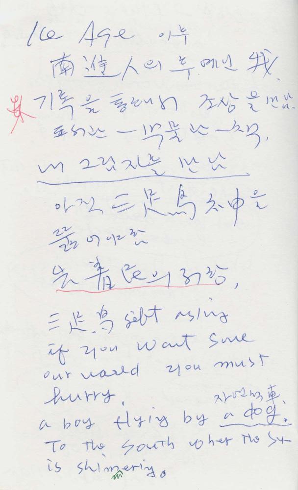 1988년 김차섭 구상노트 4