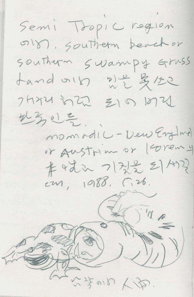 1988년 김차섭 구상노트 4
