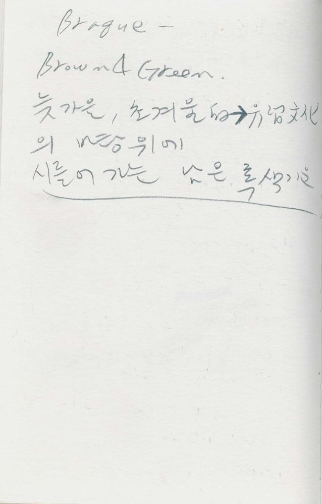 1988년 김차섭 구상노트 4
