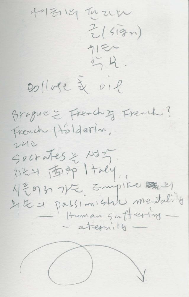 1988년 김차섭 구상노트 4