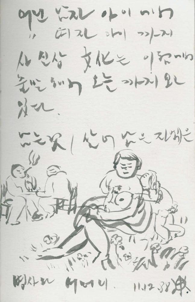 1988년 김차섭 구상노트 4
