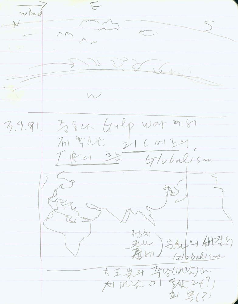 1991년 김차섭 구상노트 1