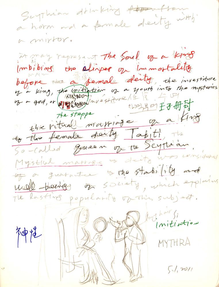 2011년 전후의 김차섭 구상노트 1