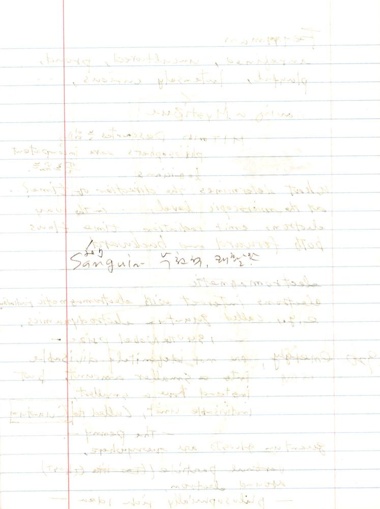 2005년 전후의 김차섭 구상노트 1