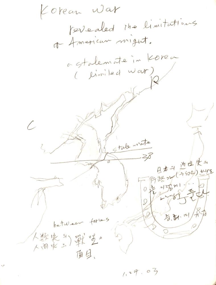 2003년 전후의 김차섭 구상노트 1