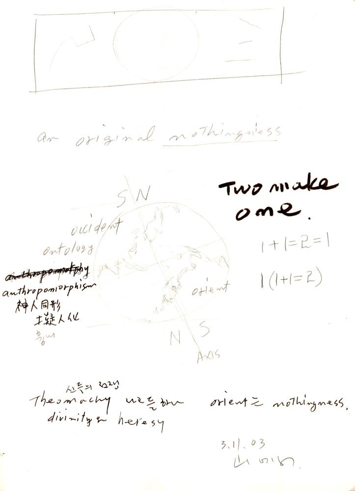 2003년 전후의 김차섭 구상노트 1
