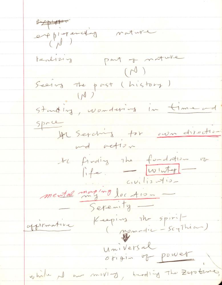 1999년 김차섭 구상노트 1 6