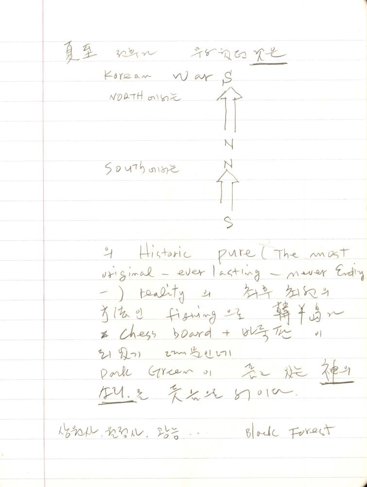 1999년 김차섭 구상노트 1
