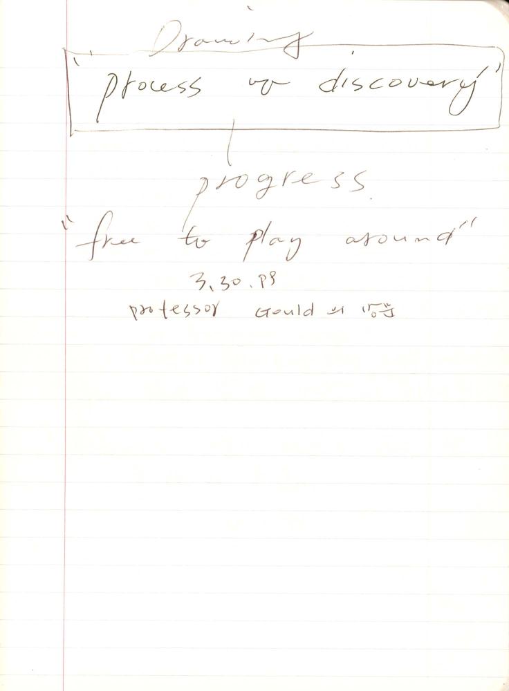 1999년 김차섭 구상노트 1