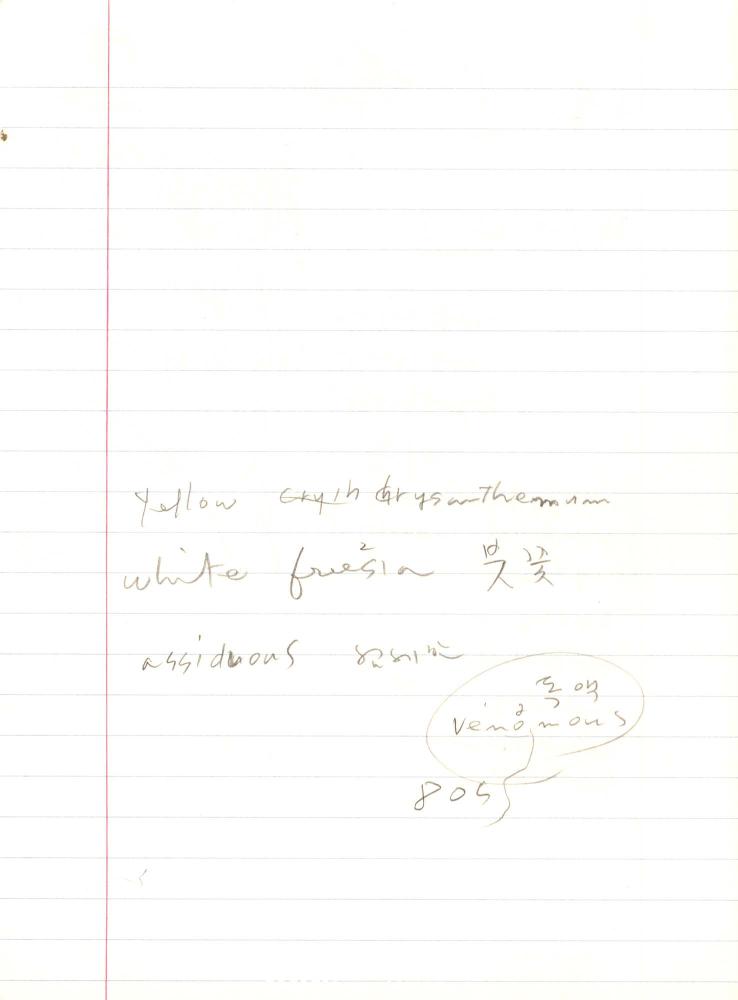 1999년 김차섭 구상노트 1