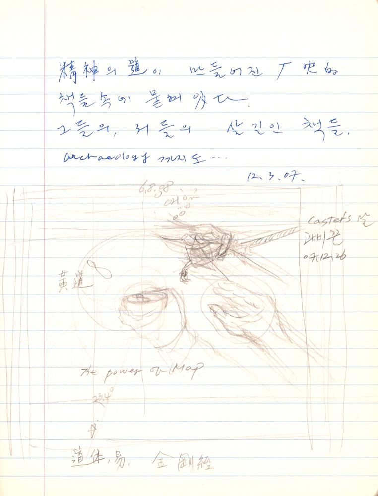 2007년부터 2008년까지 김차섭 구상노트