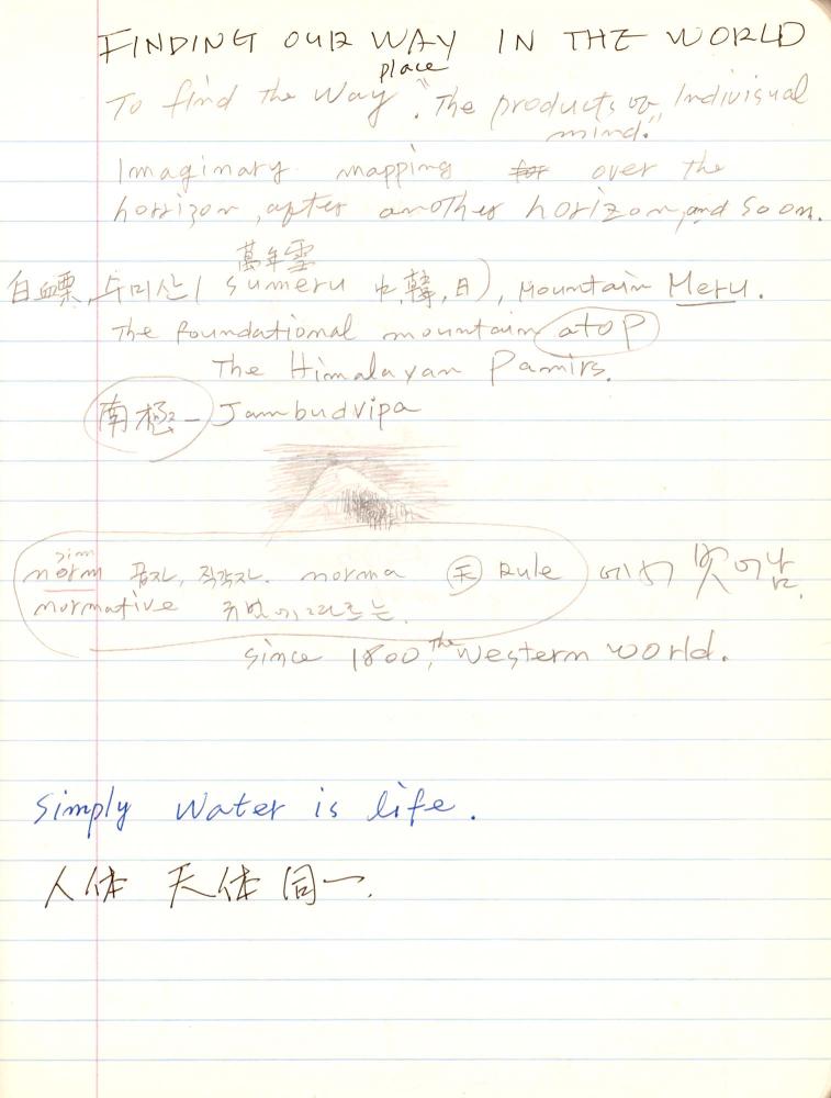 2007년부터 2008년까지 김차섭 구상노트