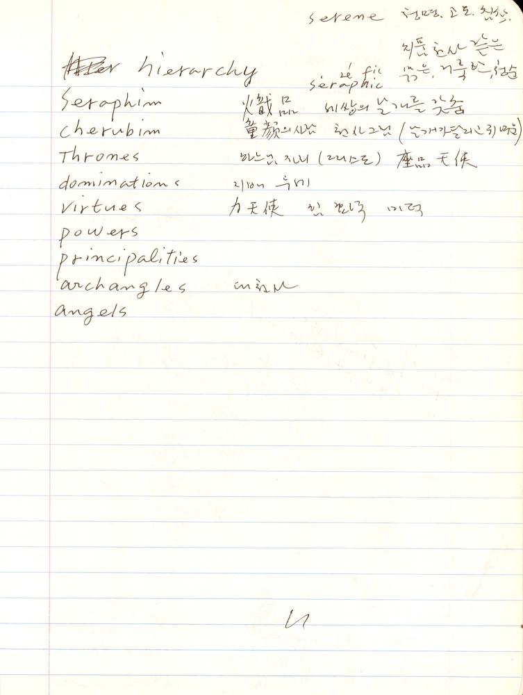 2007년부터 2008년까지 김차섭 구상노트