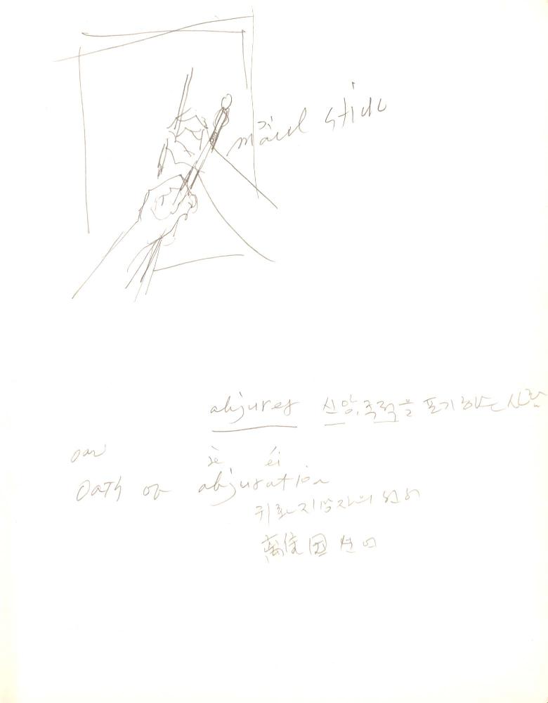 2009년 전후의 김차섭 구상노트