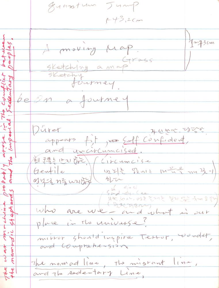 2003년 전후의 김차섭 구상노트 2