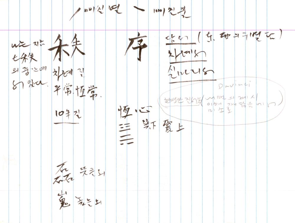 2003년 전후의 김차섭 구상노트 2