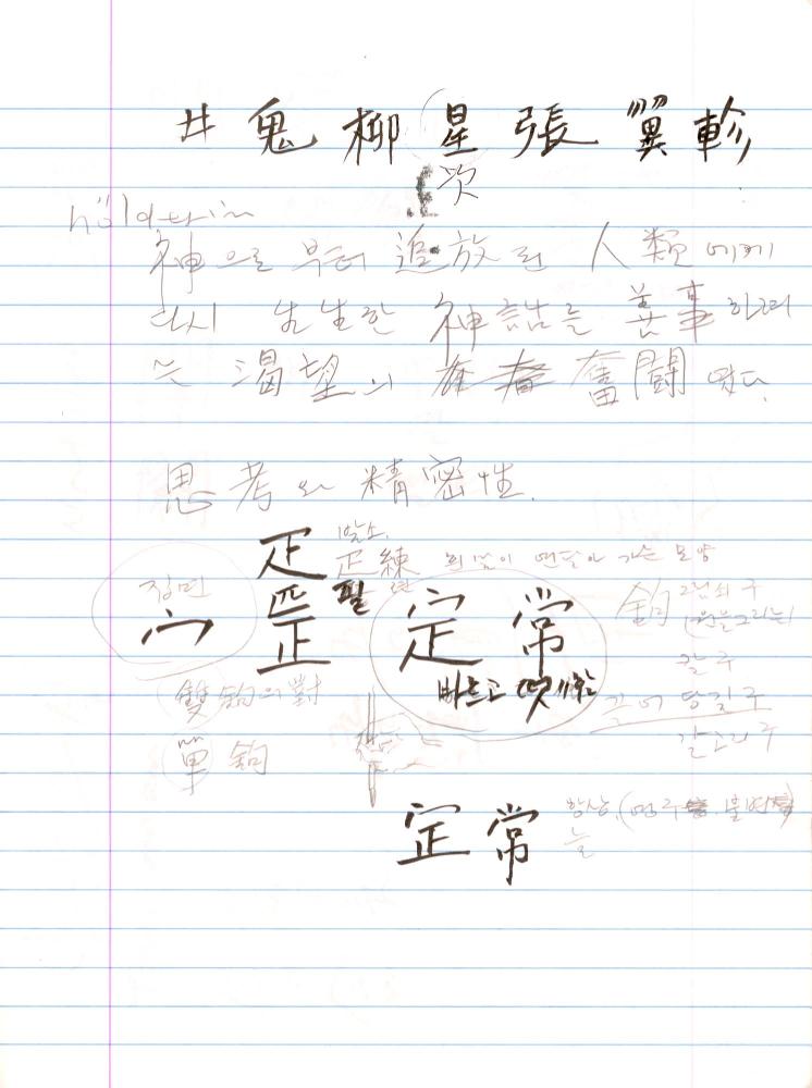 2003년 전후의 김차섭 구상노트 2