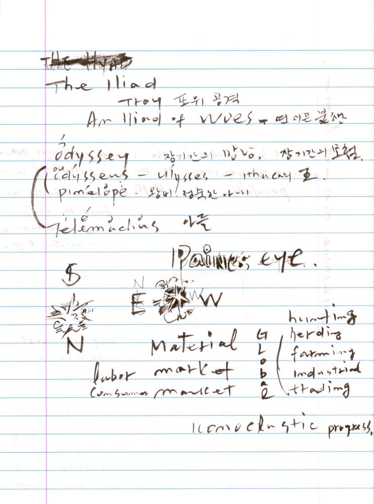 2003년 전후의 김차섭 구상노트 2