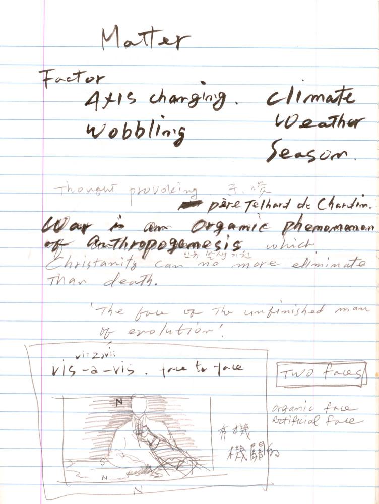 2003년 전후의 김차섭 구상노트 2