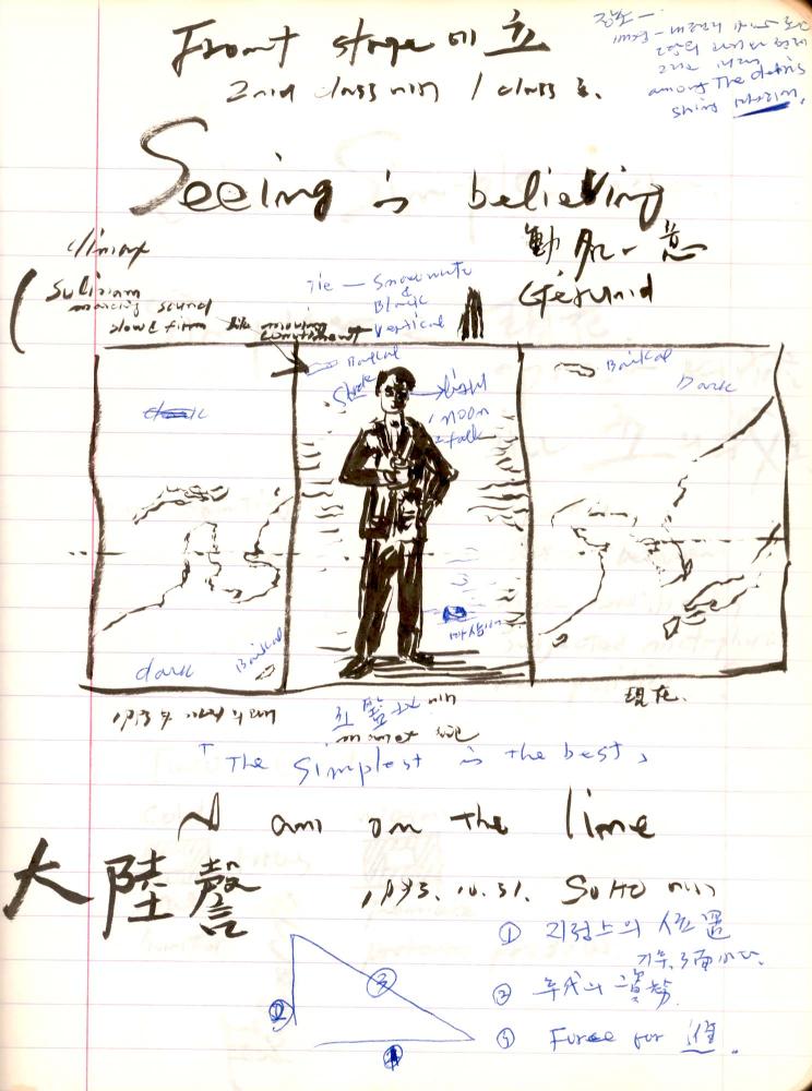 1993년 김차섭 구상노트 3