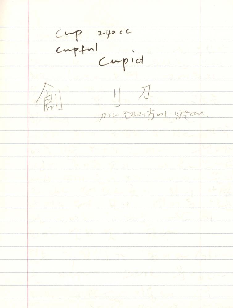 1999년 김차섭 구상노트 3