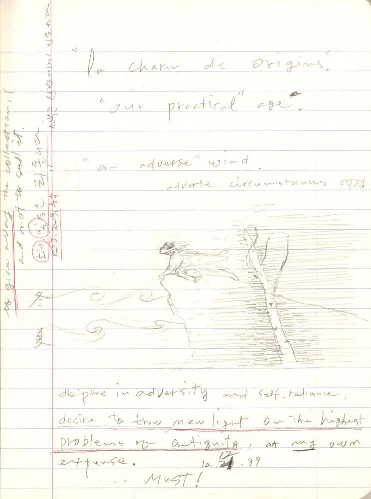 1999년 김차섭 구상노트 3