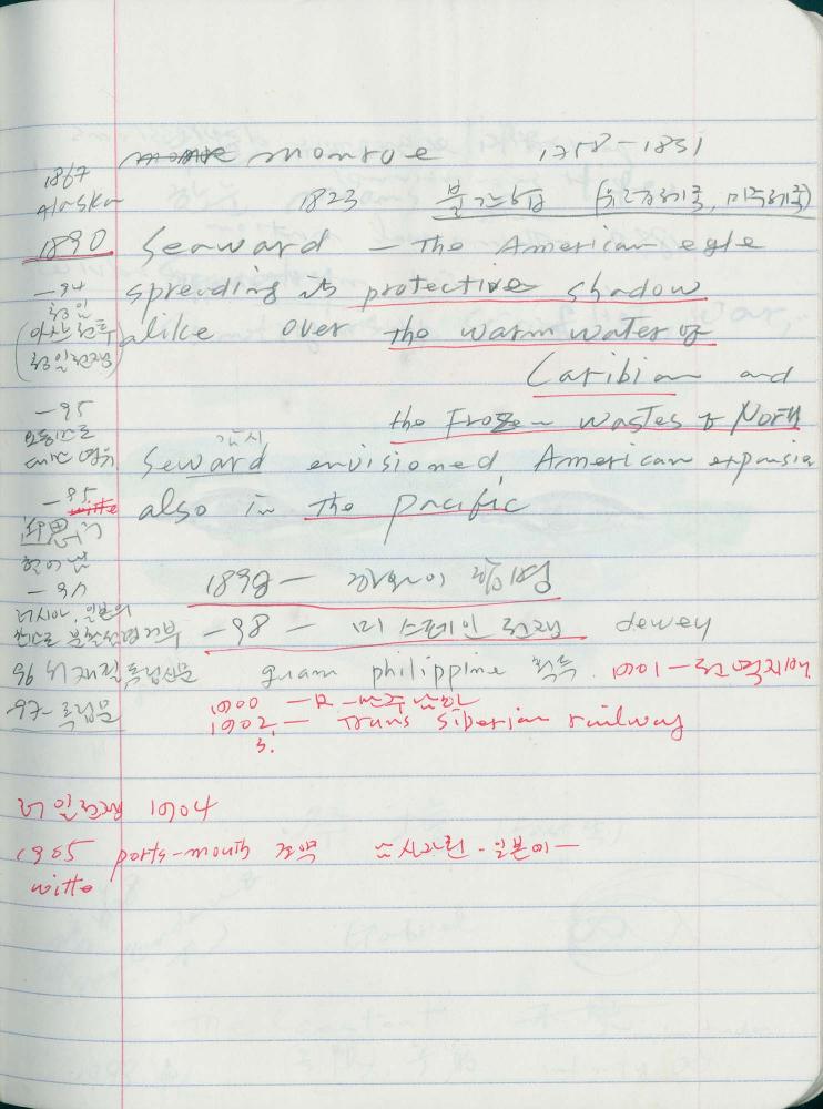 1999년 김차섭 구상노트 3