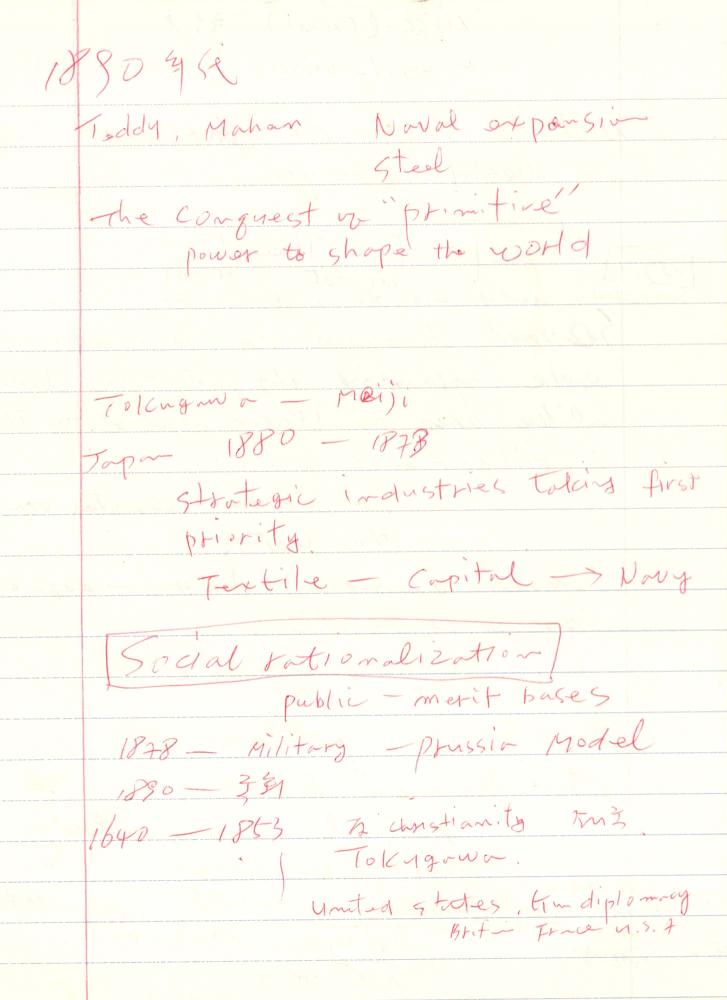 1999년 김차섭 구상노트 3