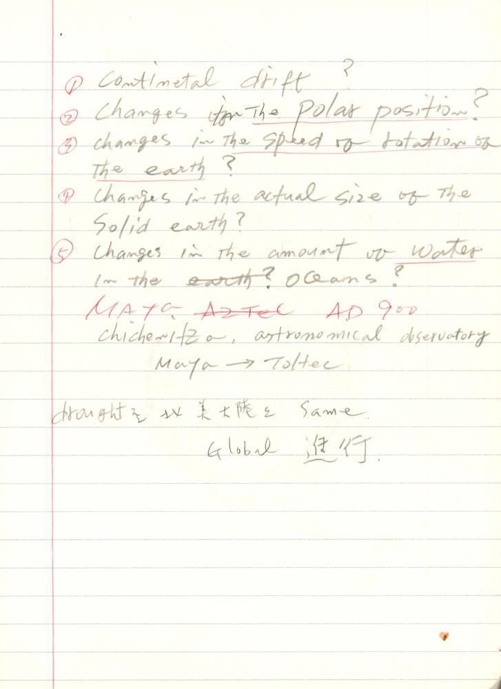 1999년 김차섭 구상노트 3