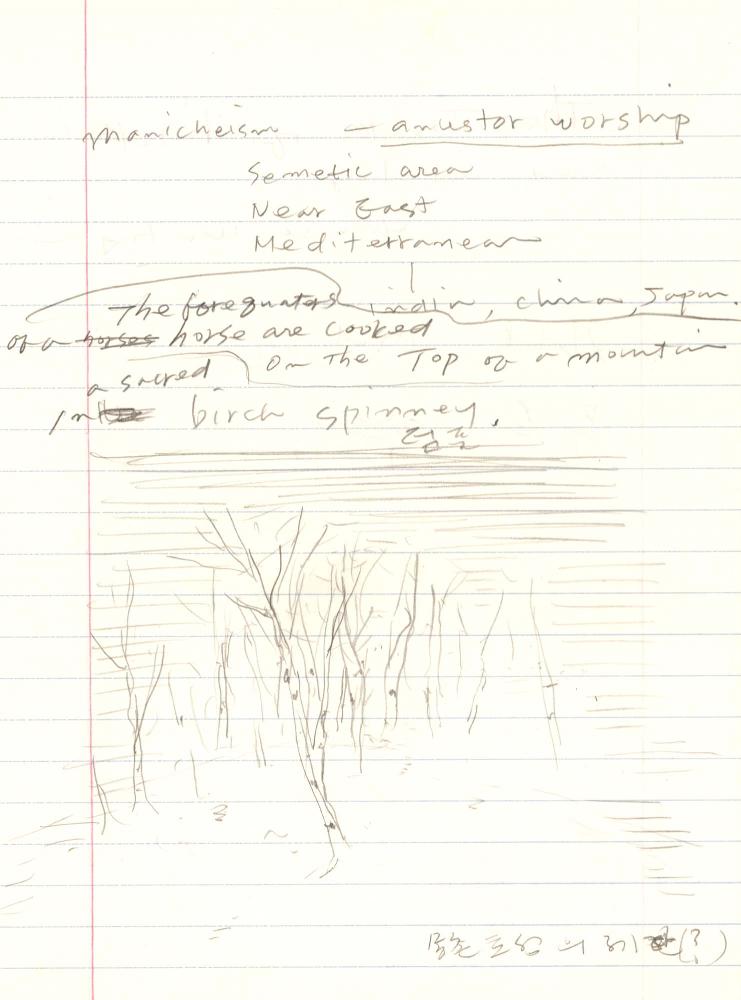 1999년 김차섭 구상노트 3