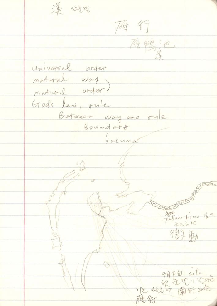 1999년 김차섭 구상노트 3