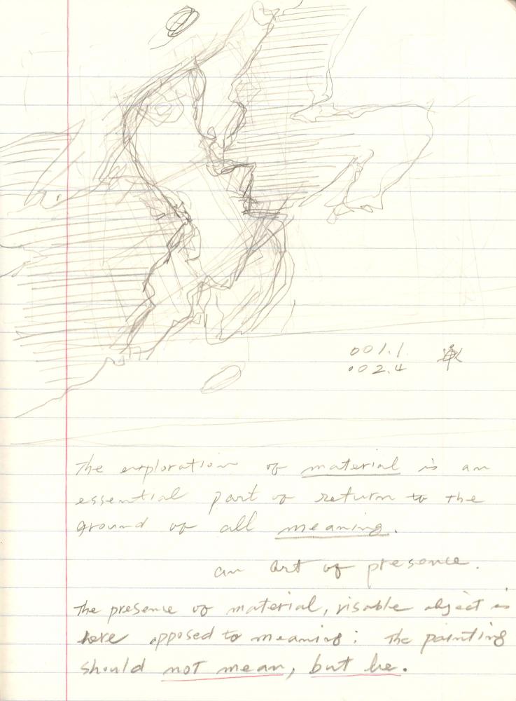 1999년 김차섭 구상노트 3