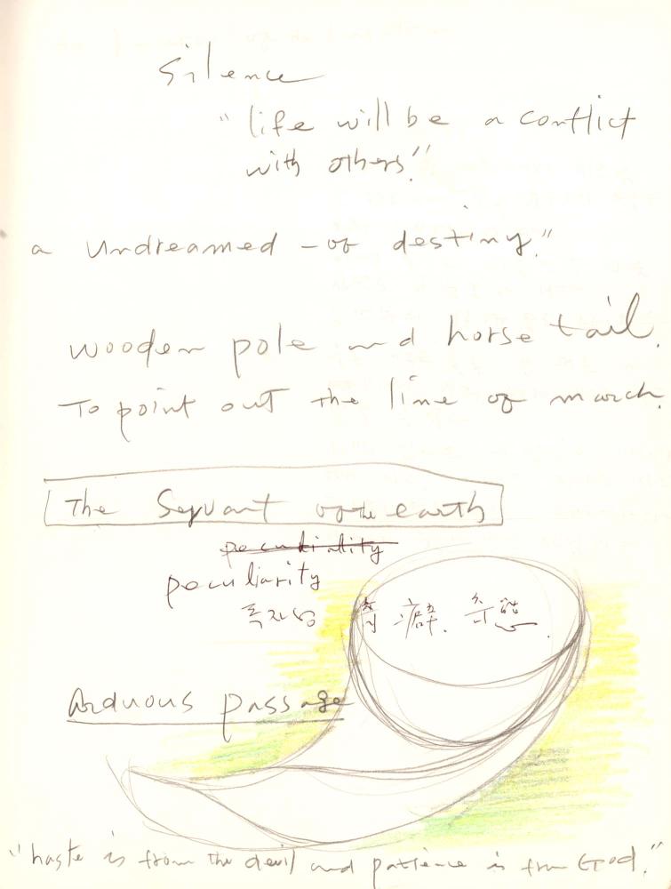1999년 김차섭 구상노트 4