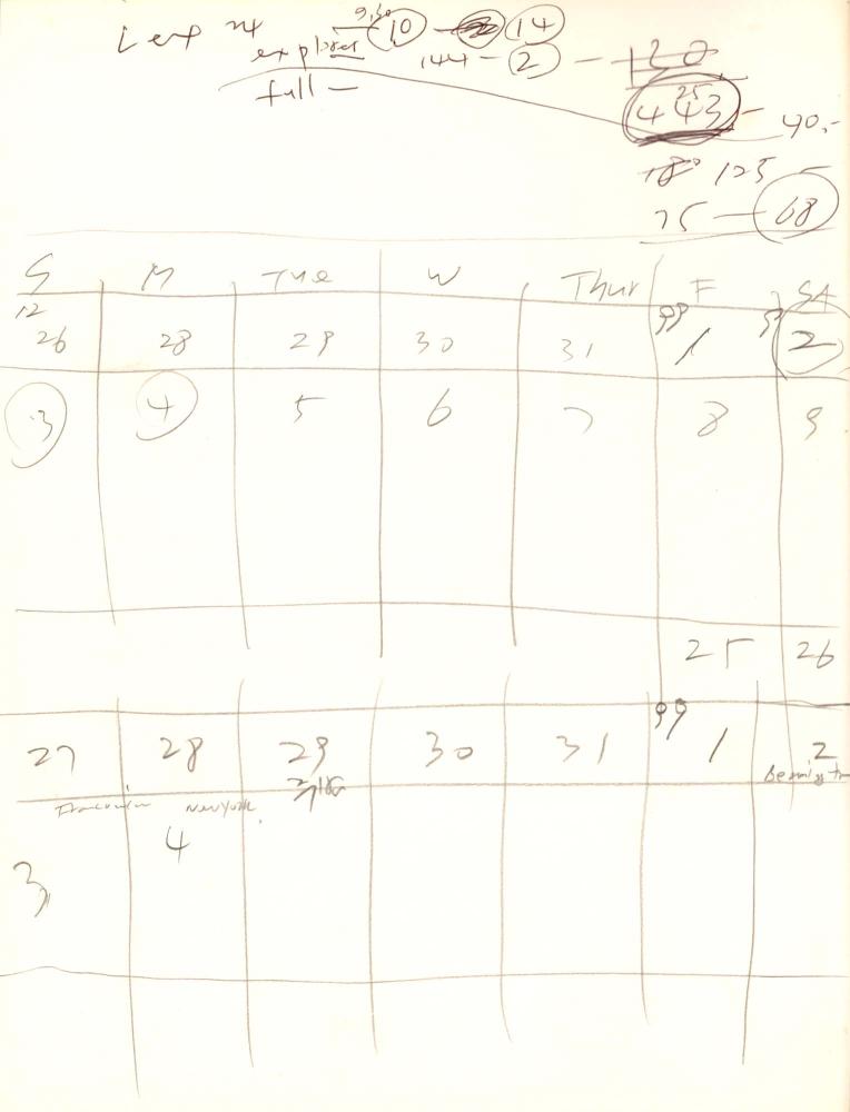1999년 김차섭 구상노트 4