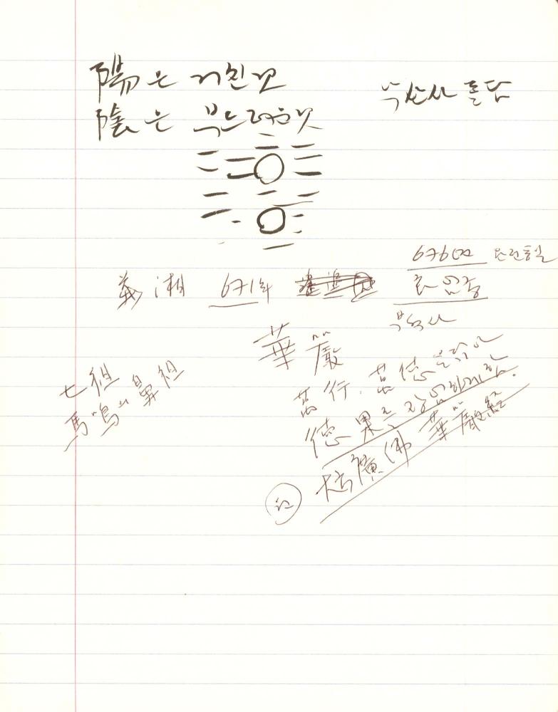 1999년 김차섭 구상노트 5