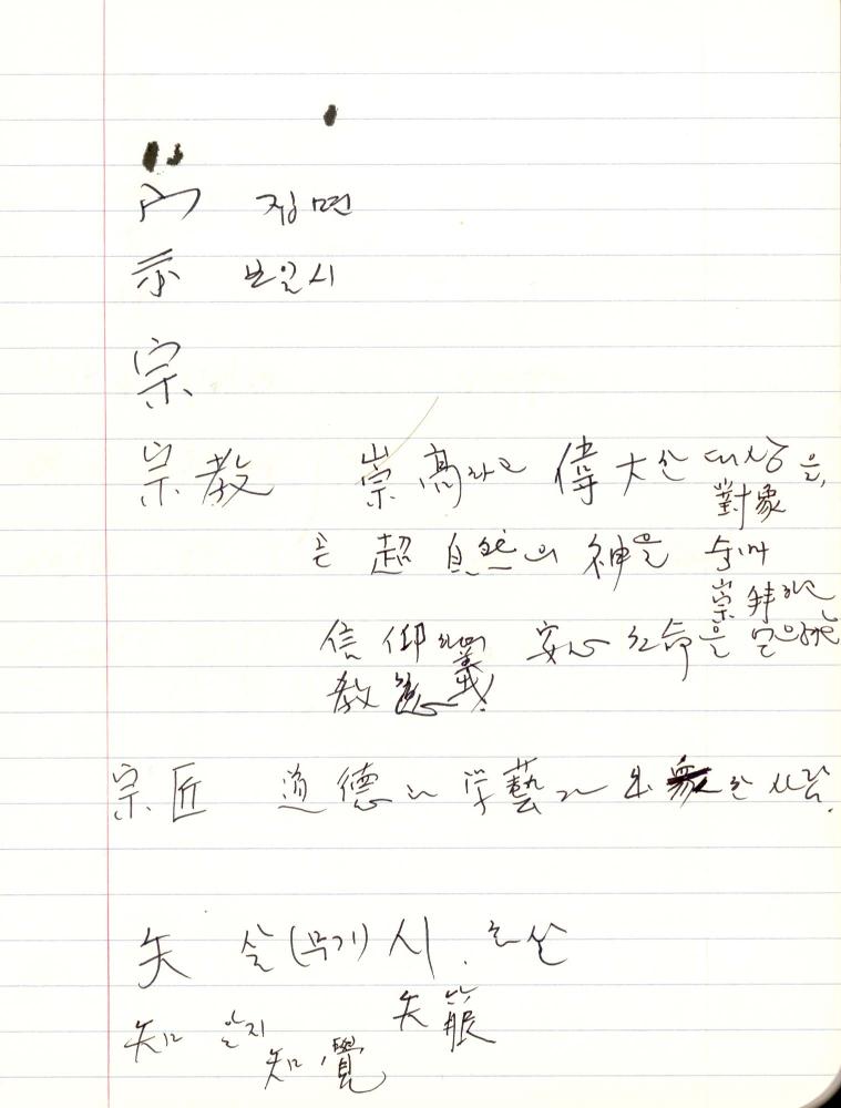 1999년 김차섭 구상노트 5
