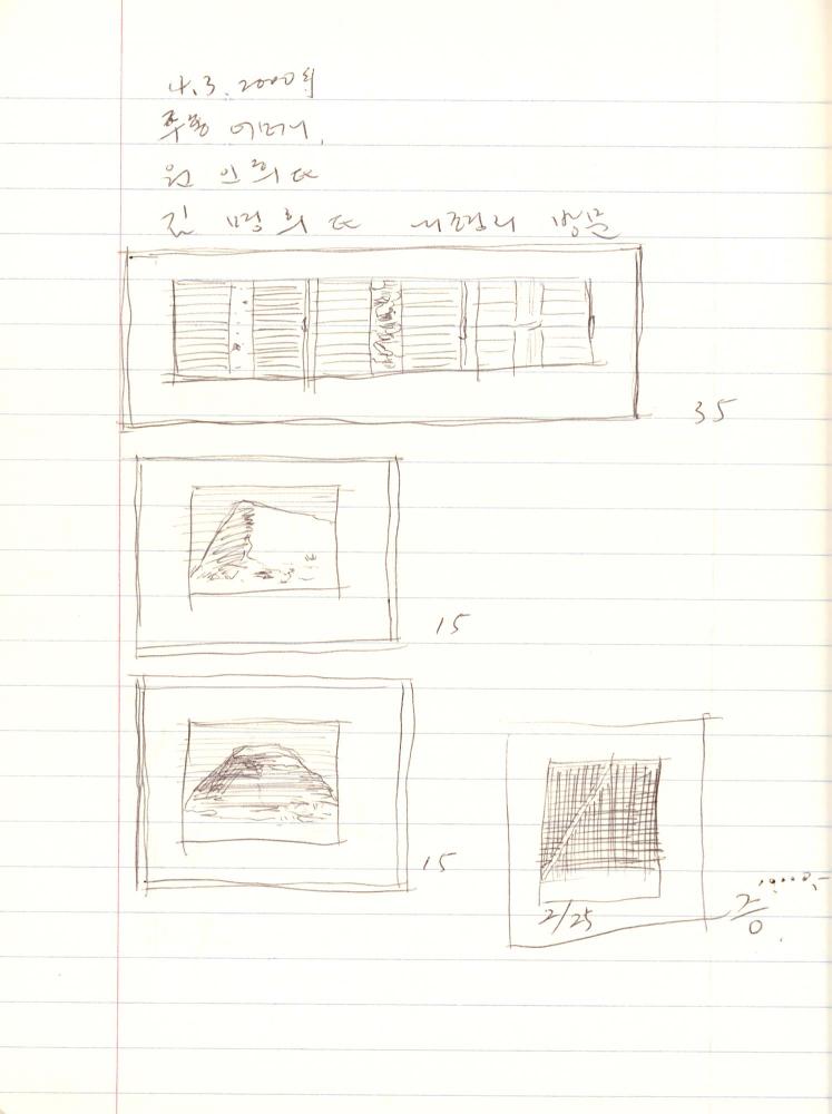 1999년 김차섭 구상노트 5