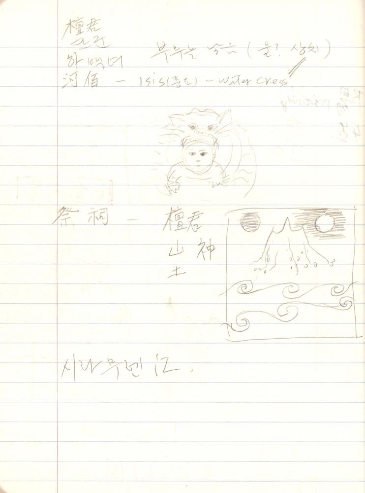 1999년 김차섭 구상노트 5