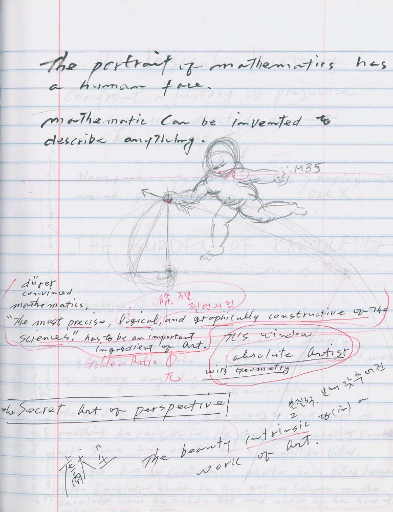 2005년부터 2006년까지 김차섭 구상노트