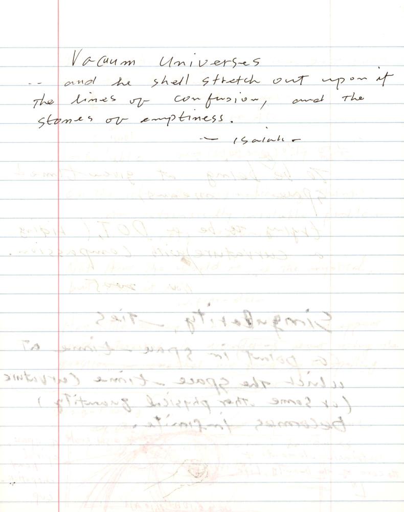 2005년부터 2006년까지 김차섭 구상노트