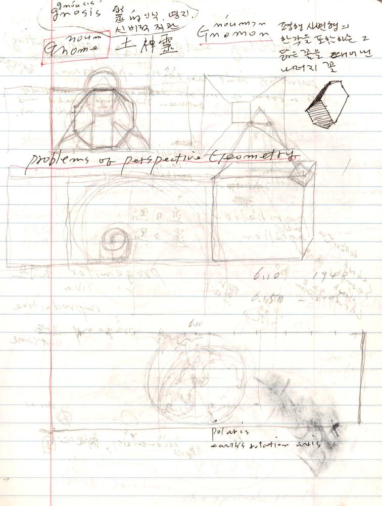 2005년부터 2006년까지 김차섭 구상노트