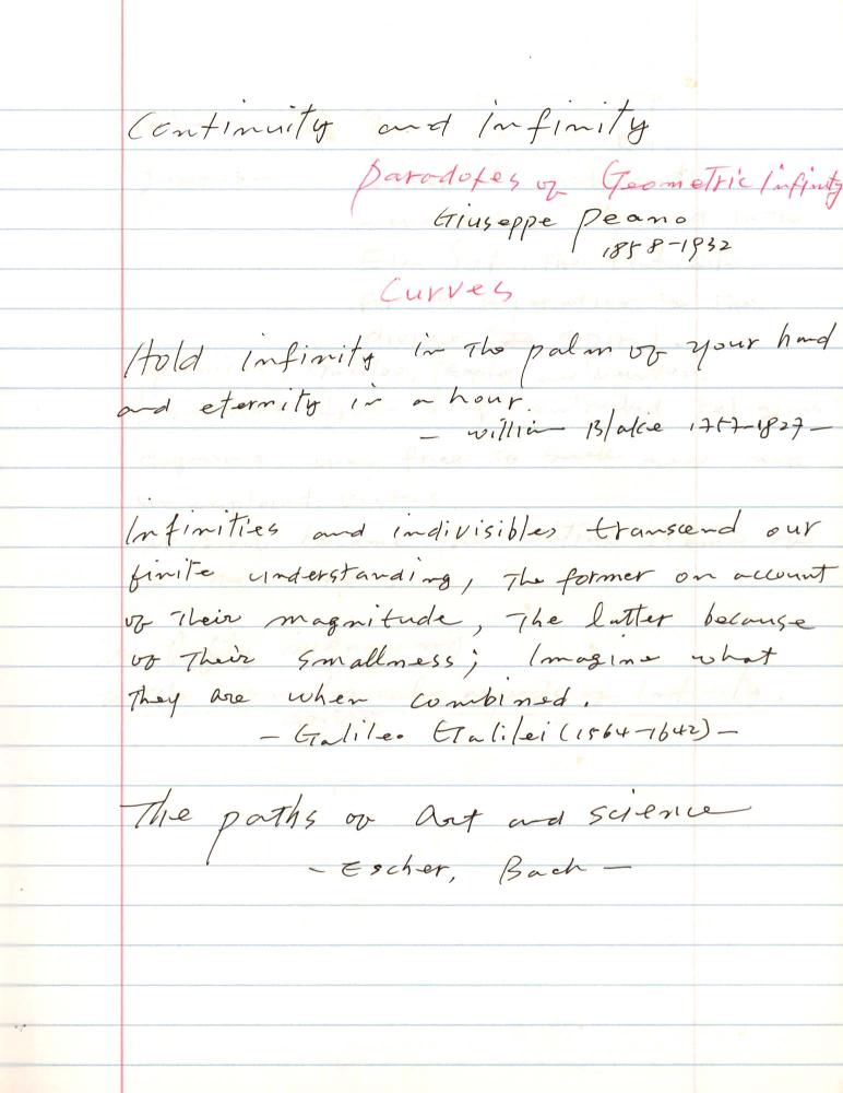 2005년부터 2006년까지 김차섭 구상노트