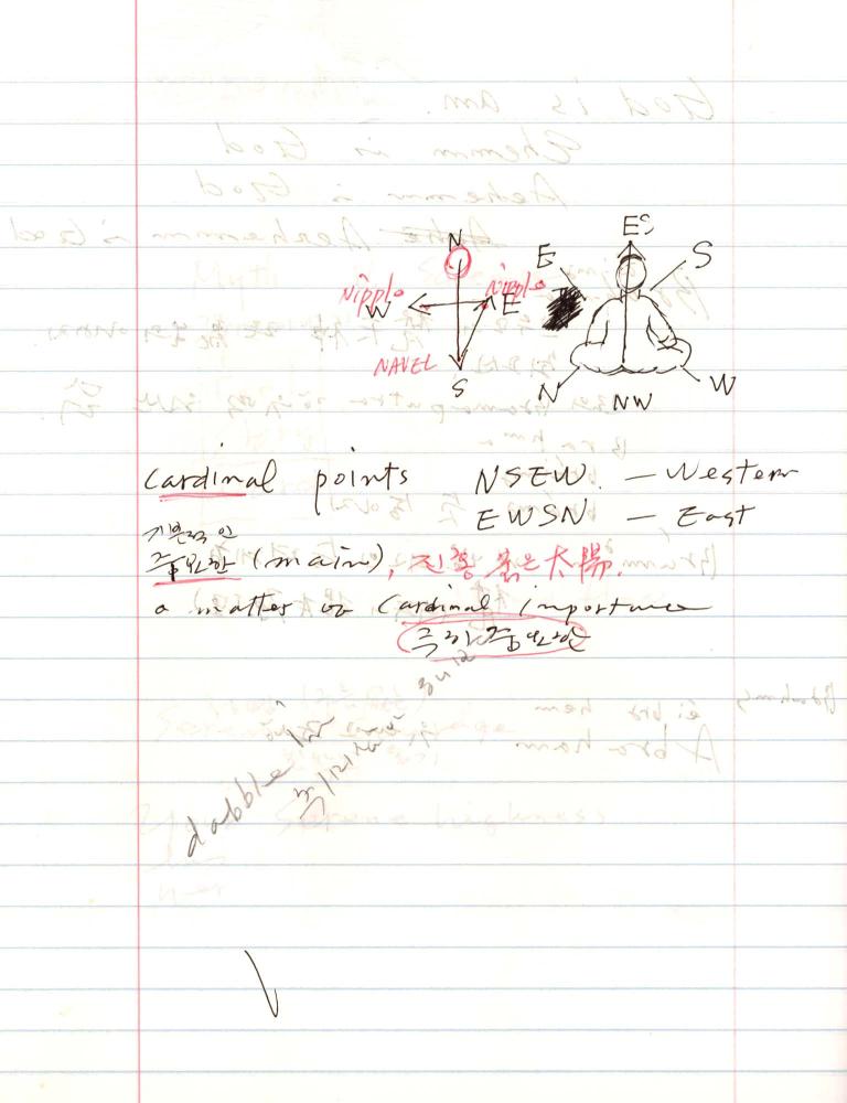 2005년부터 2006년까지 김차섭 구상노트