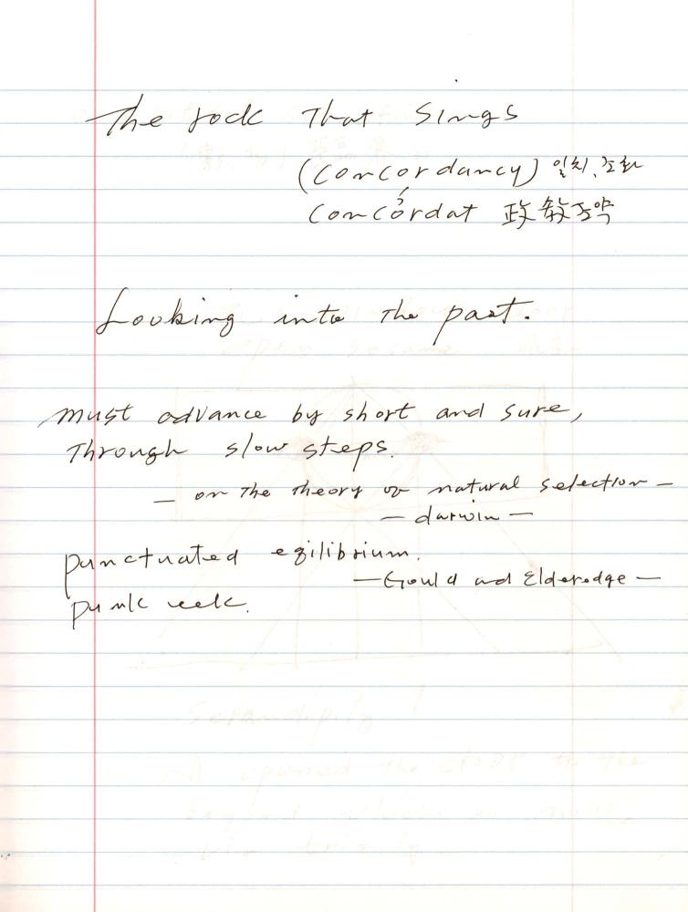 2005년부터 2006년까지 김차섭 구상노트