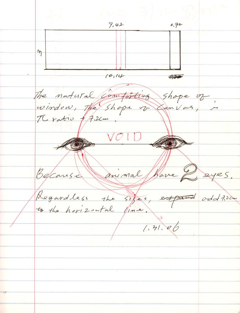 2005년부터 2006년까지 김차섭 구상노트
