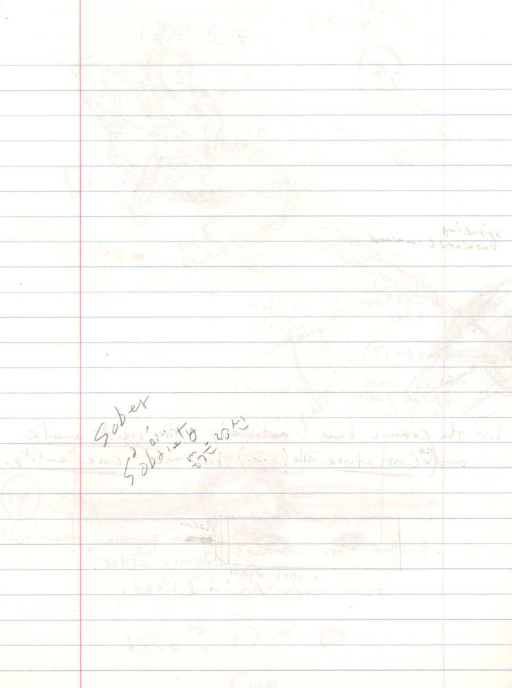 2005년부터 2006년까지 김차섭 구상노트