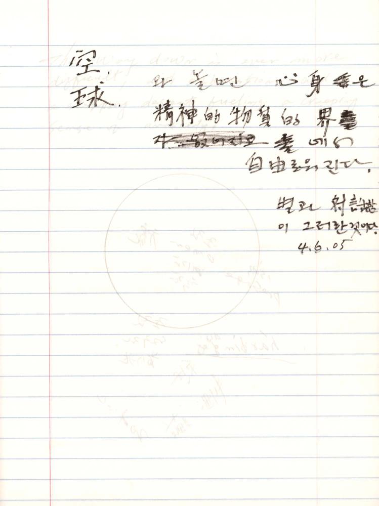 2005년 전후의 김차섭 구상노트 2