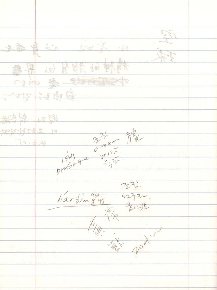 2005년 전후의 김차섭 구상노트 2